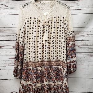 Boho print dress